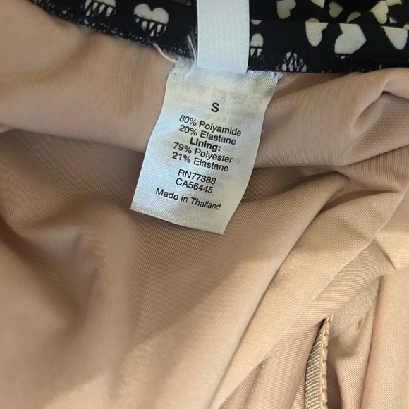 J.‎ Crew Factory Ruffle one-shoulder one-piece swimsuit Heart Print - Picture 5 of 6